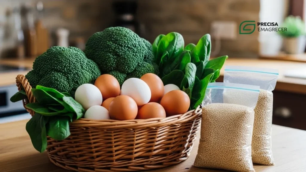 Lista de alimentos permitidos e recomendados na dieta para quem tem gordura no fígado.