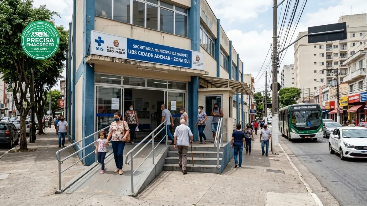 Pessoas sendo vacinadas em agosto, destacando a importância da saúde pública